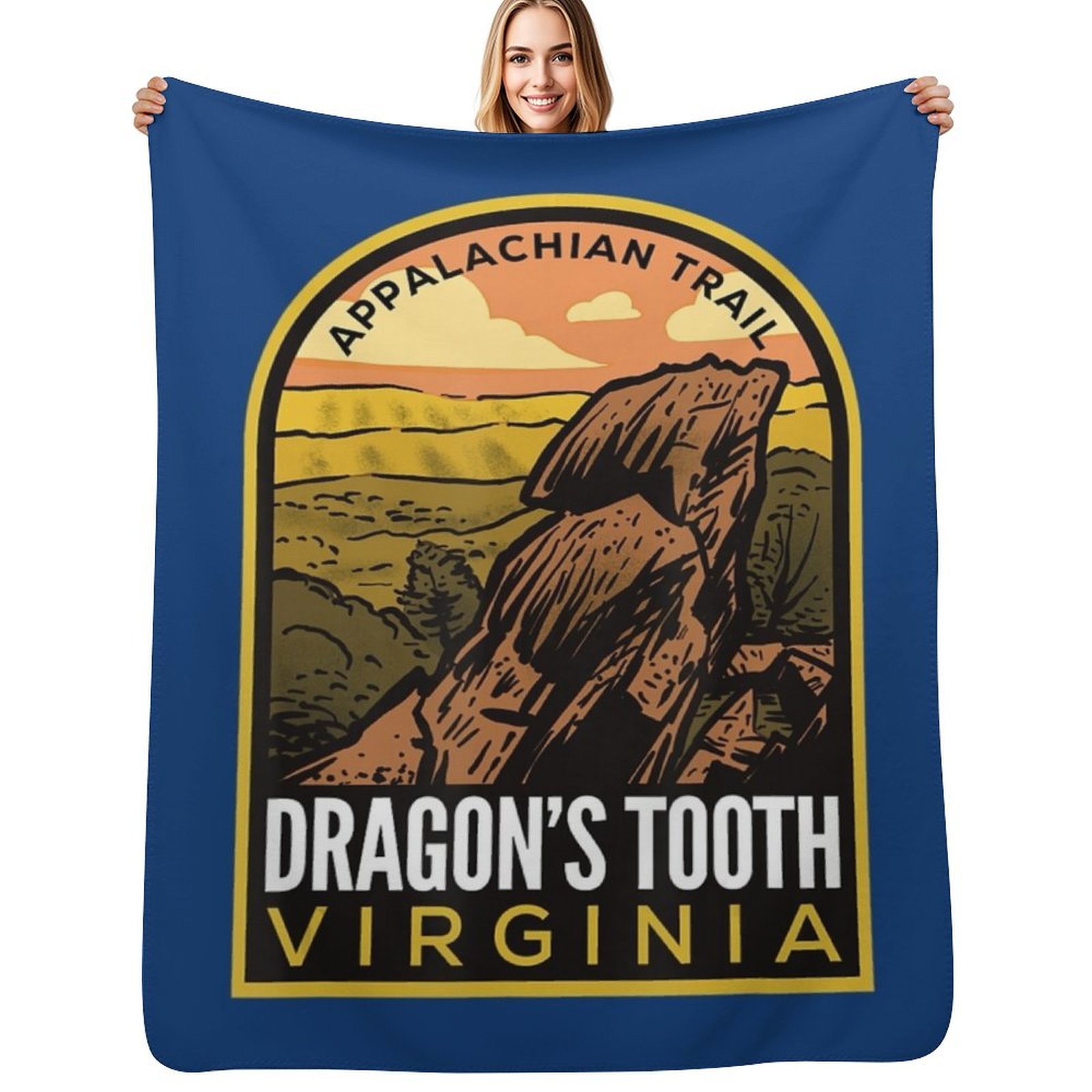 3D Printing Tooth - Coperta con motivo Dragon's Tooth Virginia