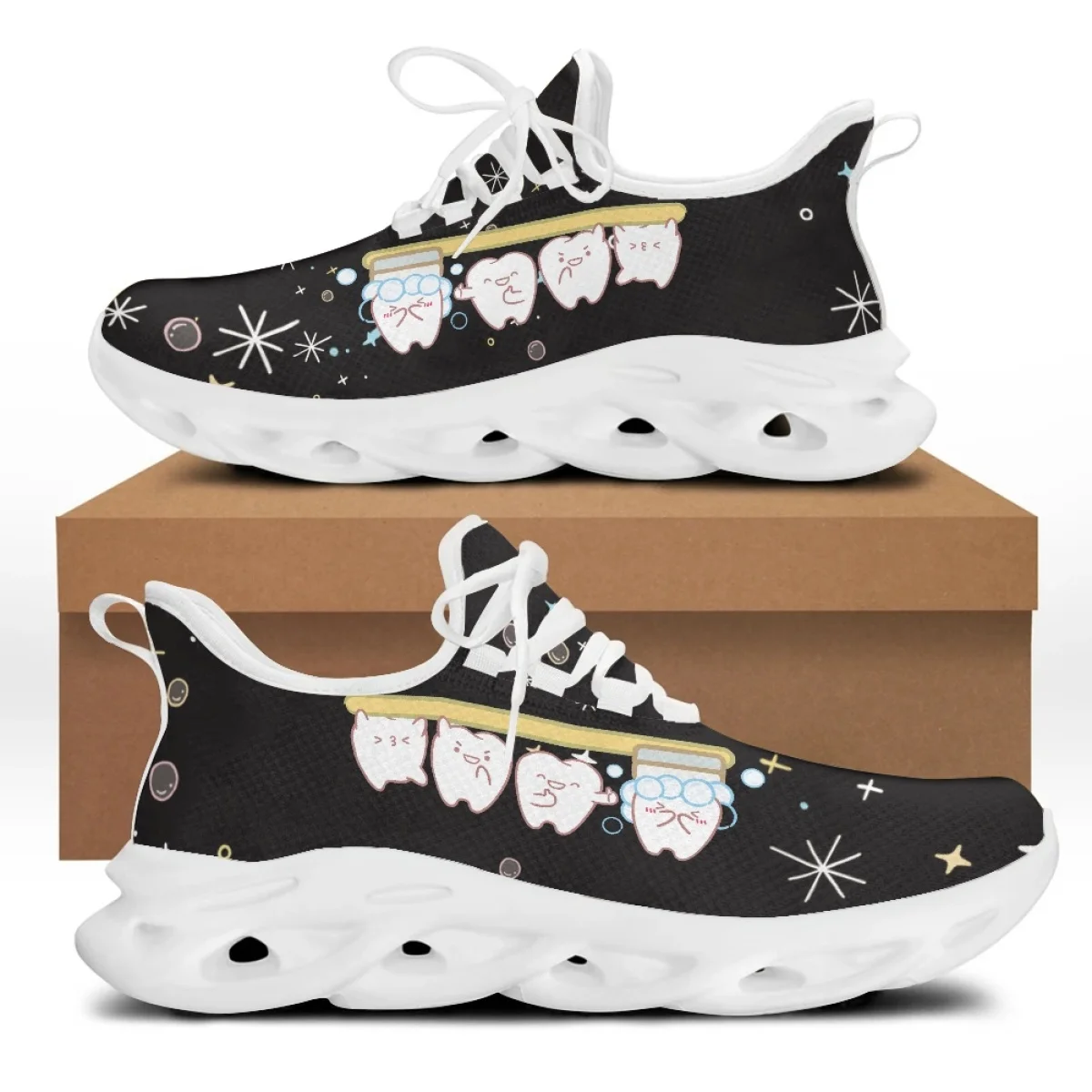 3D Printing Tooth - Scarpe da ginnastica Yikeluo Doctor's Sneakers