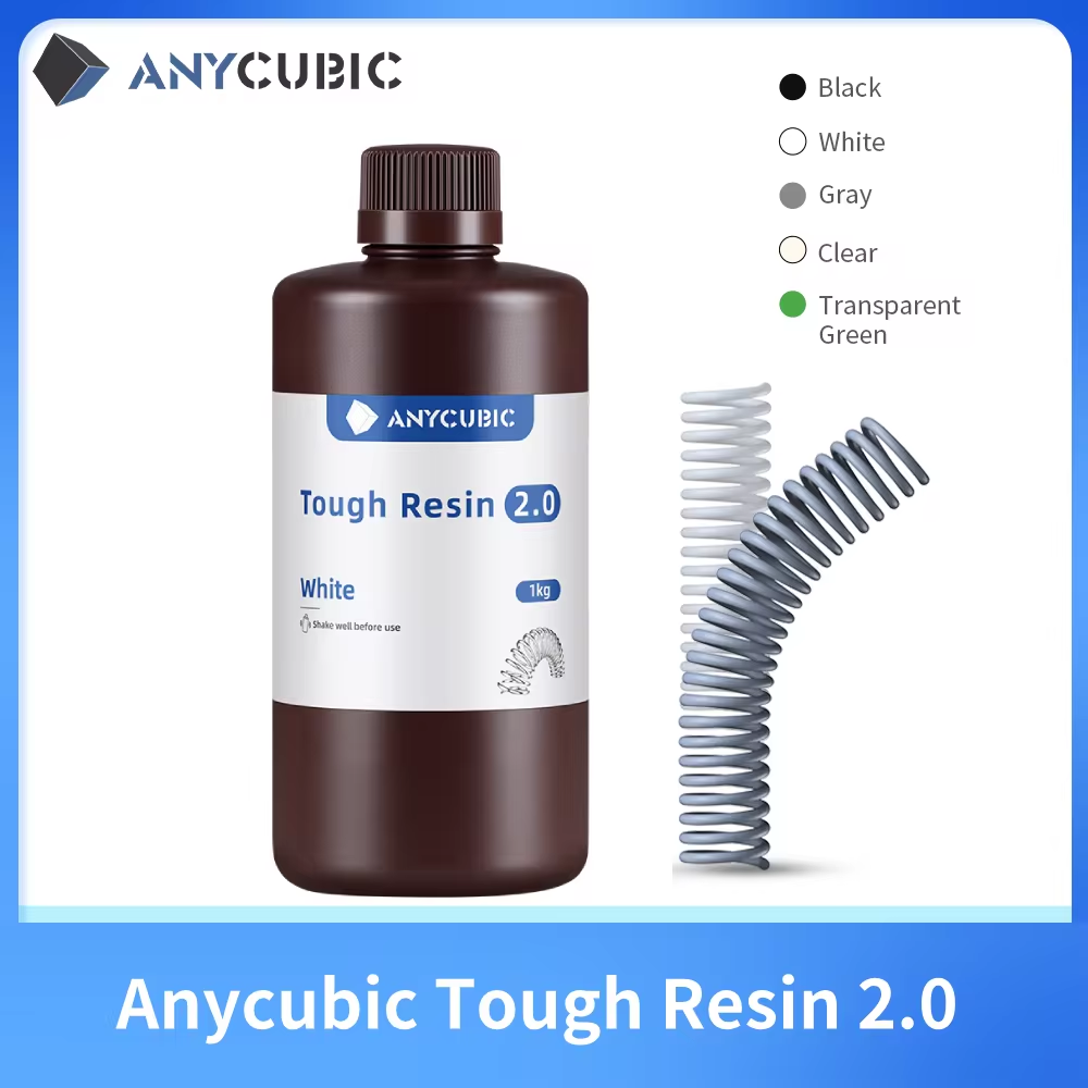 3D Printing House Machine - Anycubic Flessibile Resina Resistente 2.0 LCD