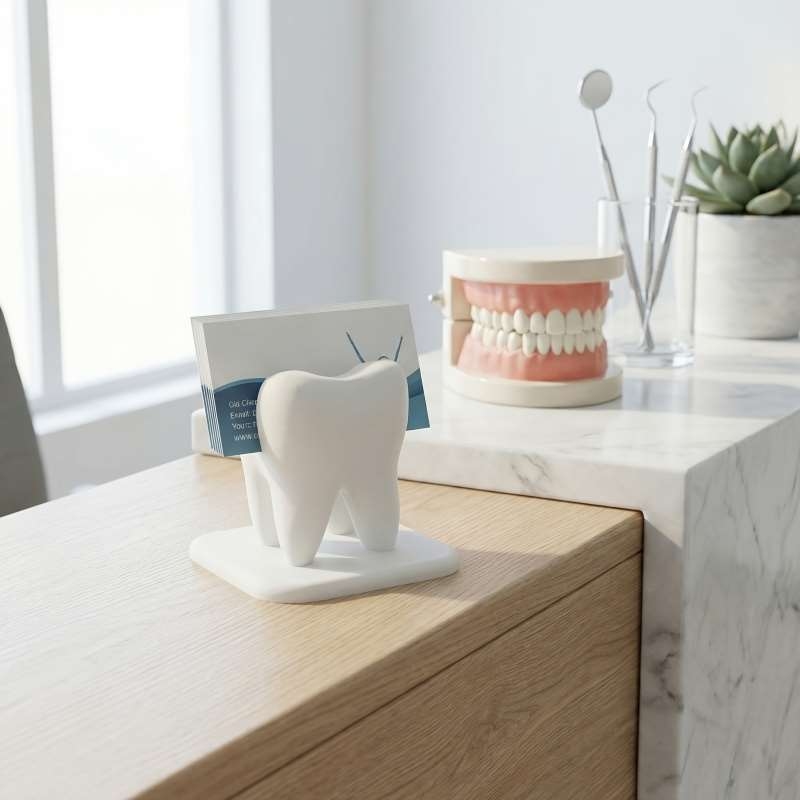 3D Printing Tooth - Espositore da scrivania a forma di