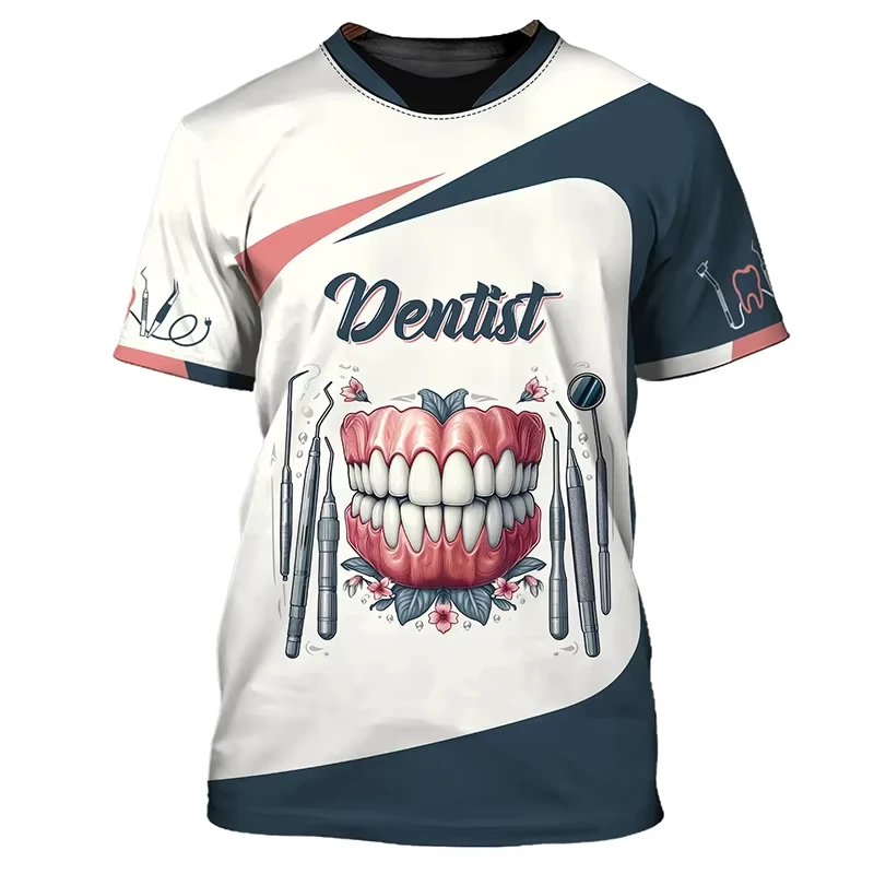 3D Printing Tooth - Nuova T-shirt da uomo 2026 con