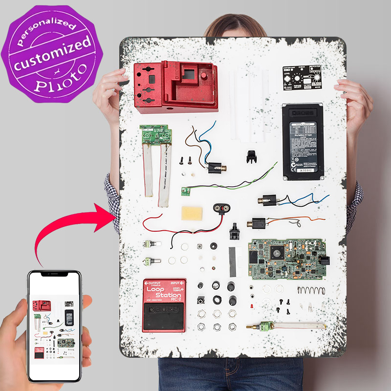 Poster Red Loop Pedal, Insegne - 3D Printing Wall Loops recensione e prezzo