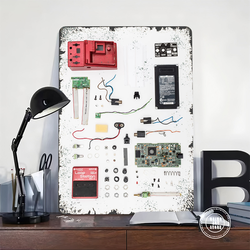 Poster Red Loop Pedal, Insegne - 3D Printing Wall Loops recensione e prezzo
