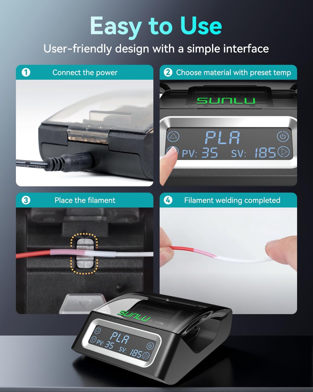 Connettore per Filamento SUNLU - Pla Filament 1.75Mm recensione e prezzo