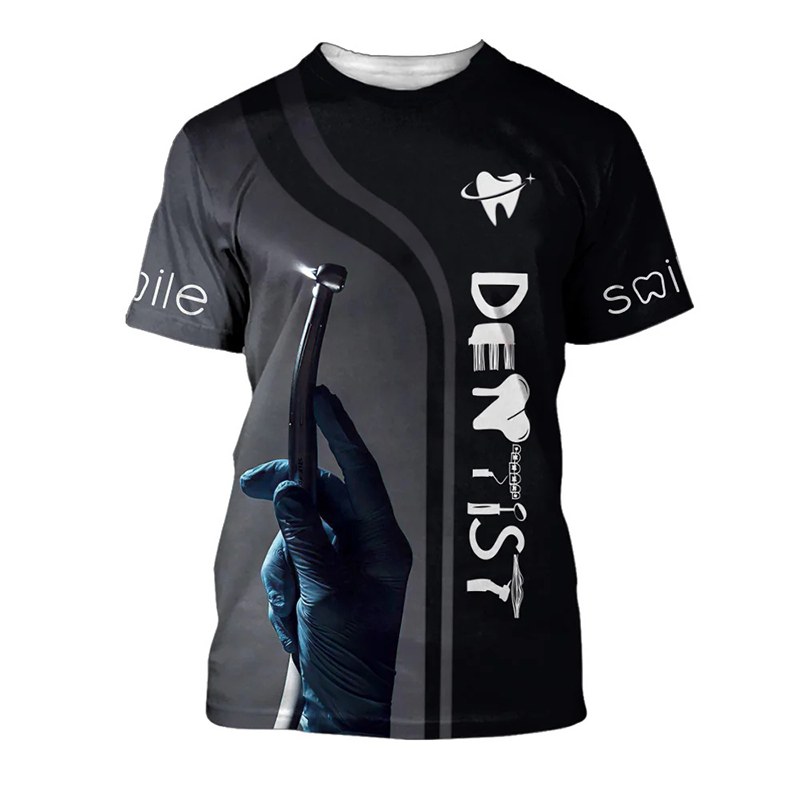 T-shirt da uomo 2026 con stamp - 3D Printing Tooth recensione e prezzo
