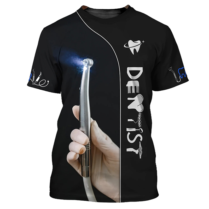 T-shirt da uomo 2026 con stamp - 3D Printing Tooth recensione e prezzo