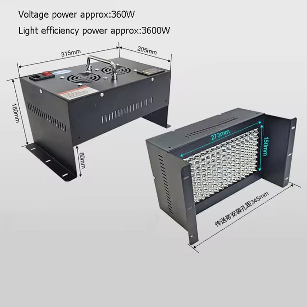 3600W 405nm UV LED Lampada pol - 3D Printing House Machine recensione e prezzo