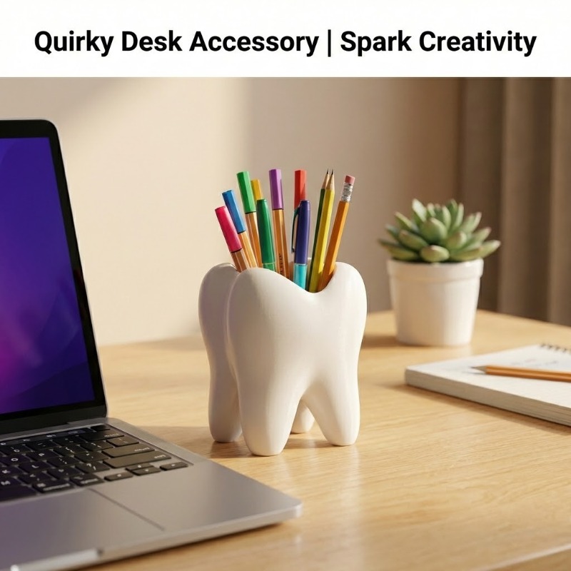 Organizzatore a Forma di Dente - 3D Printing Tooth recensione e prezzo
