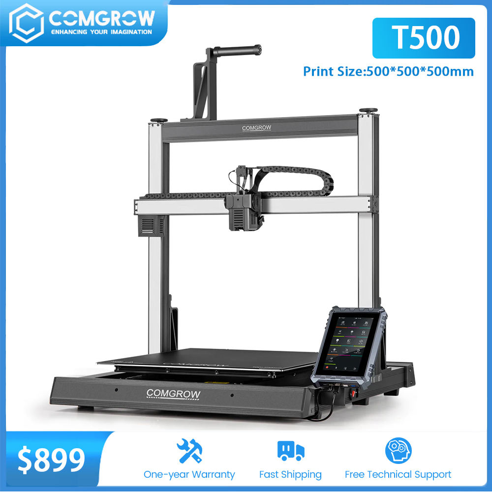 Stampante 3D COMGORW T500 gran - 3D Printing Klipper recensione e prezzo