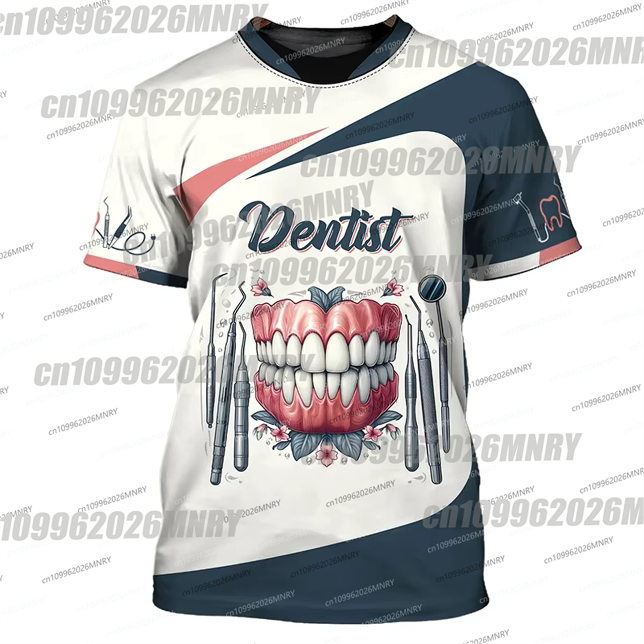 T-shirt da uomo con stampa 3D  - 3D Printing Tooth recensione e prezzo