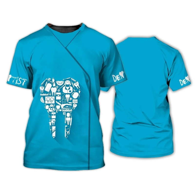 2024 Men's T-shirt Tooth 3d Pr - 3D Printing Tooth recensione e prezzo