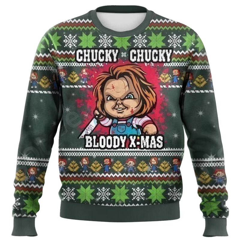 Fashion Chucky Graphic Ugly Ch - 3D Printing Xmas recensione e prezzo