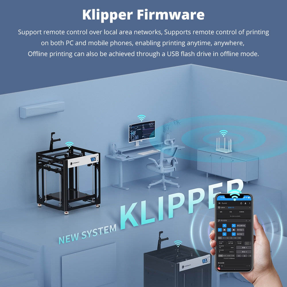 Stampante 3D TRONXY VEHO 500 P - 3D Printing Klipper recensione e prezzo