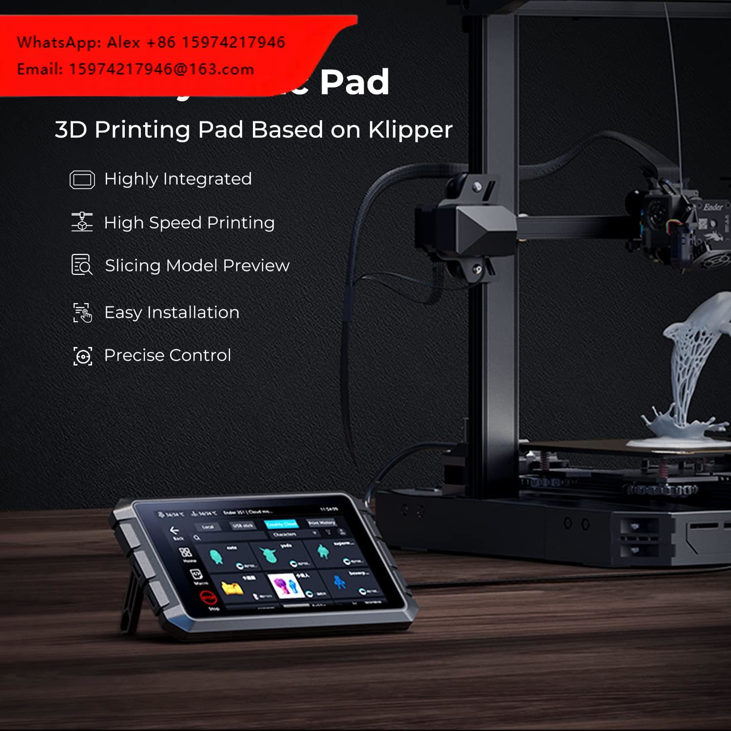 Creality Sonic Pad T800 Touchs - 3D Printing Klipper recensione e prezzo