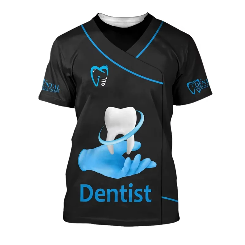 Nuova T-shirt da uomo 2026 con - 3D Printing Tooth recensione e prezzo