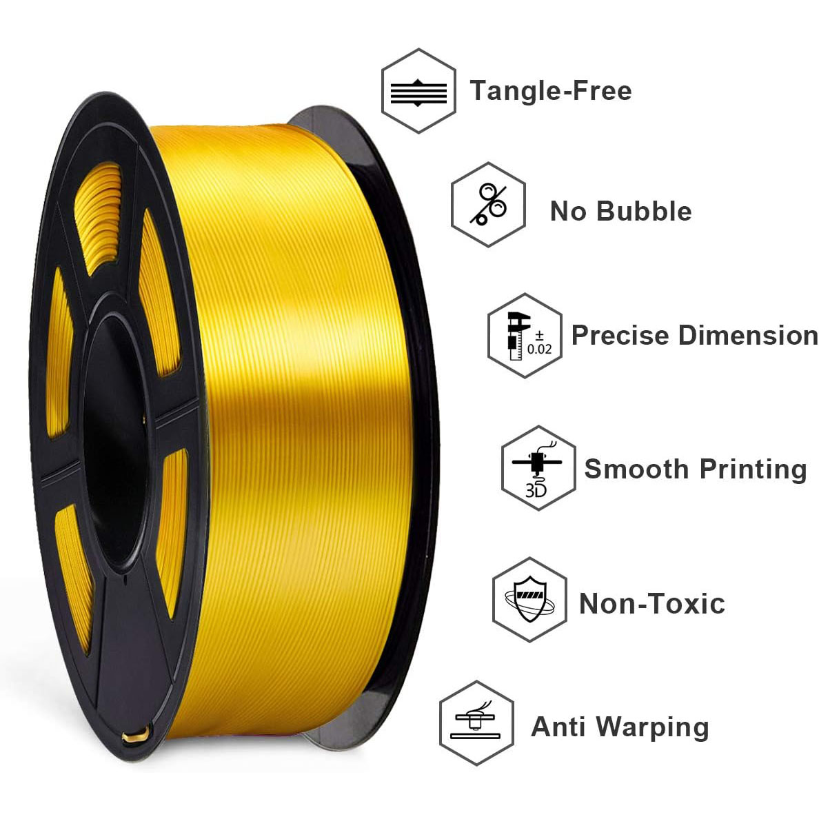 Filamento PLA Silk Gold per St - 3D Printing House Machine recensione e prezzo