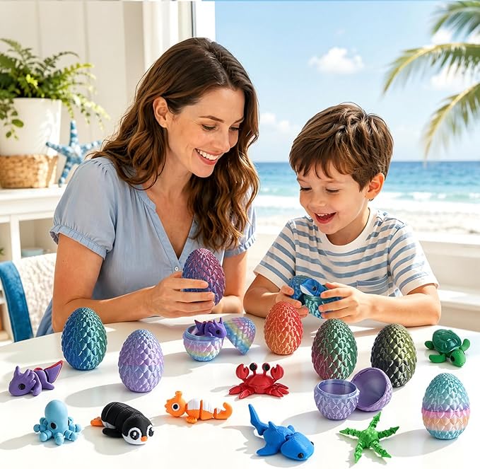 24 Pezzi Uova Sorpresa Stampat - 3D Printing Toys recensione e prezzo